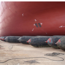 Ballon de lancement de bateau en caoutchouc marin très utilisé dans le chantier naval dans les fournitures marines